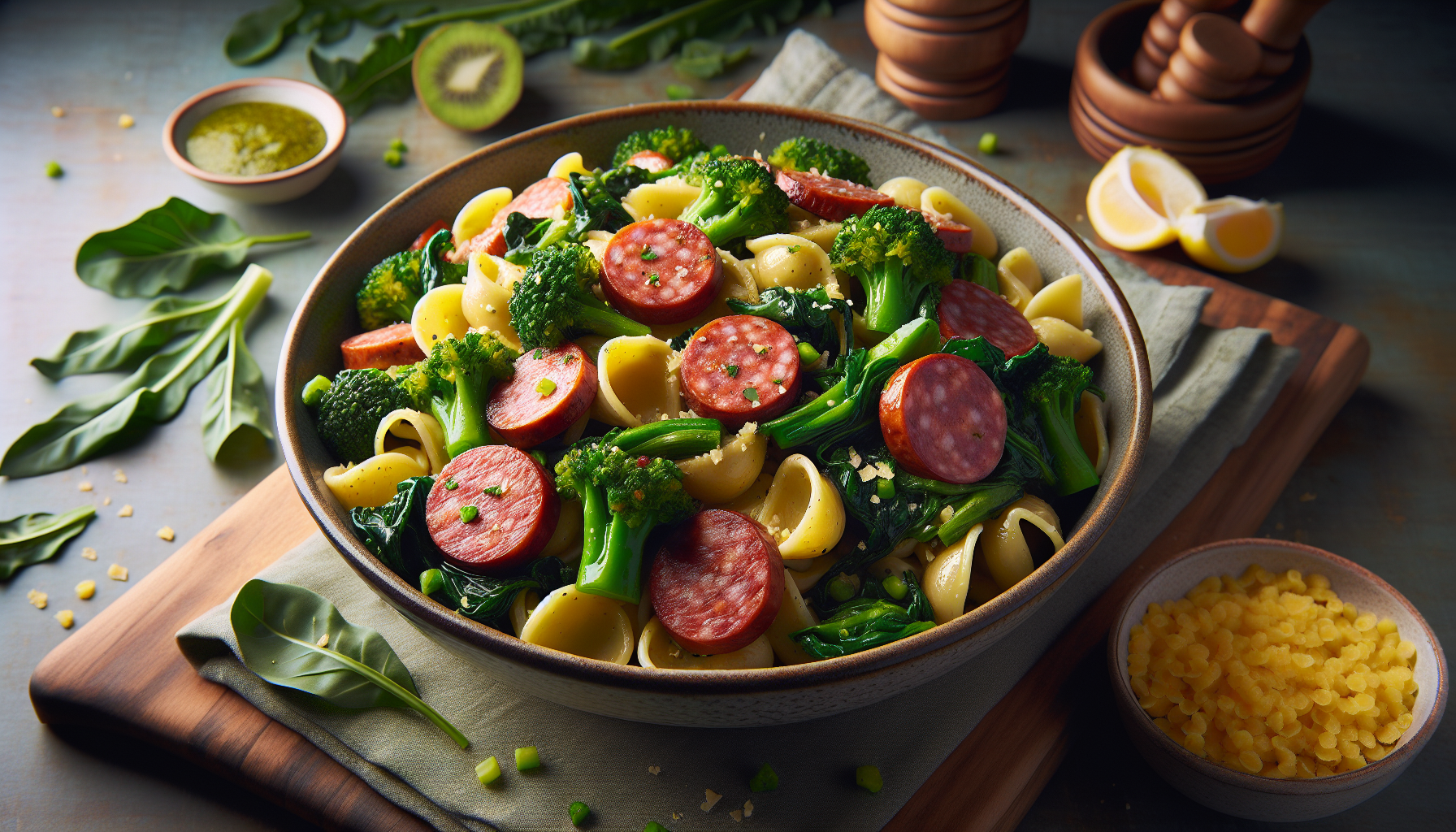 orecchiette cime di rapa e salsiccia